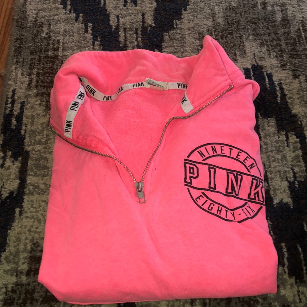 Victoria Secret PINK Half Zip Sweatshirt